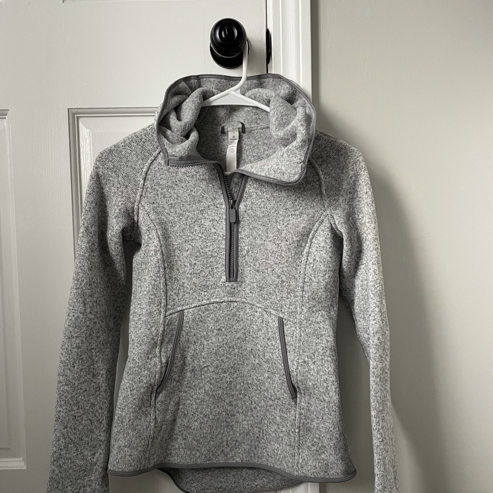 Lulu lemon half zipped hoodie. Only worn once for a ski trip.